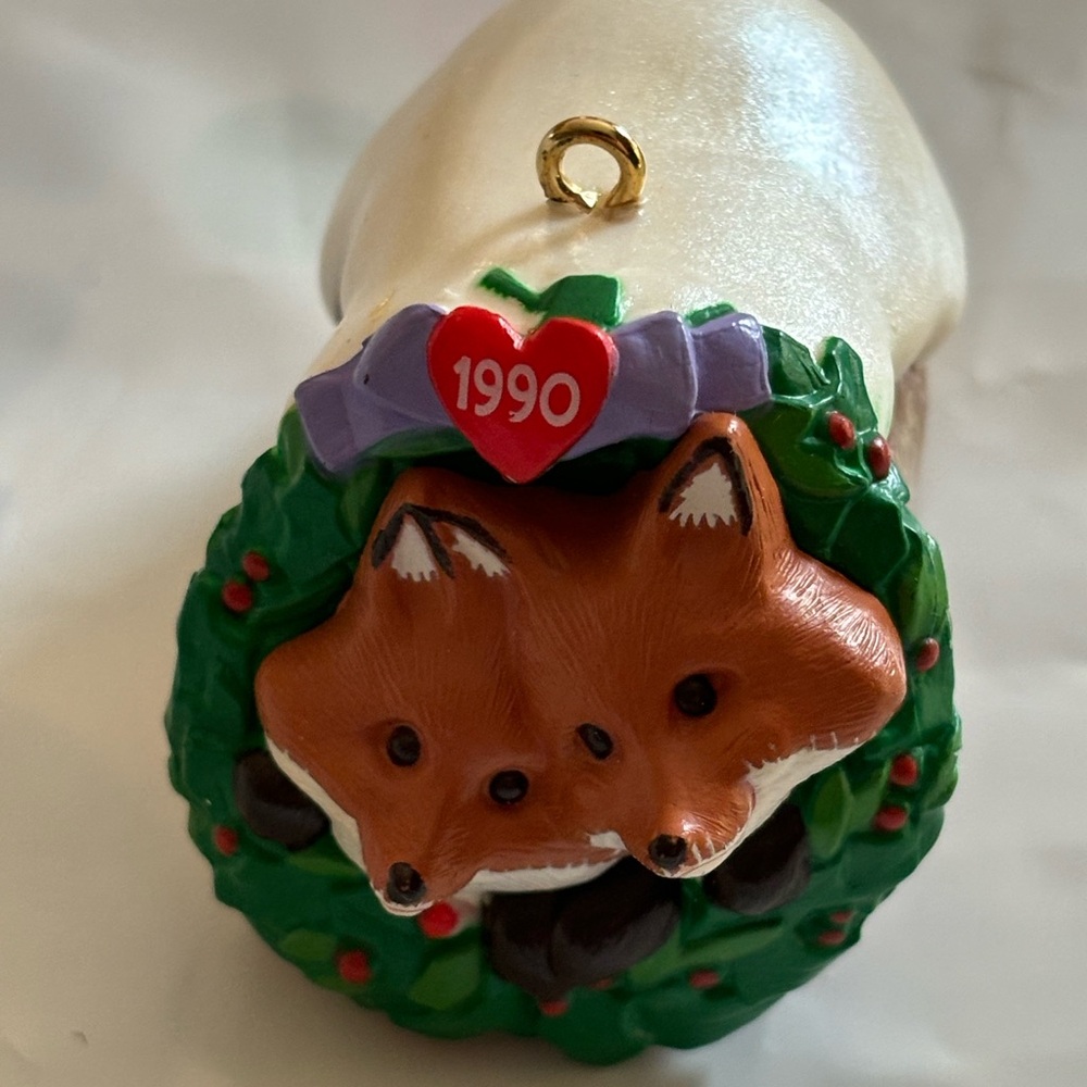 Vintage Hallmark Christmas Ornament 1990 Our First Christmas Together Holidays